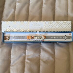 Stainless Steel Adjustable Bracelet - Gold and Silver